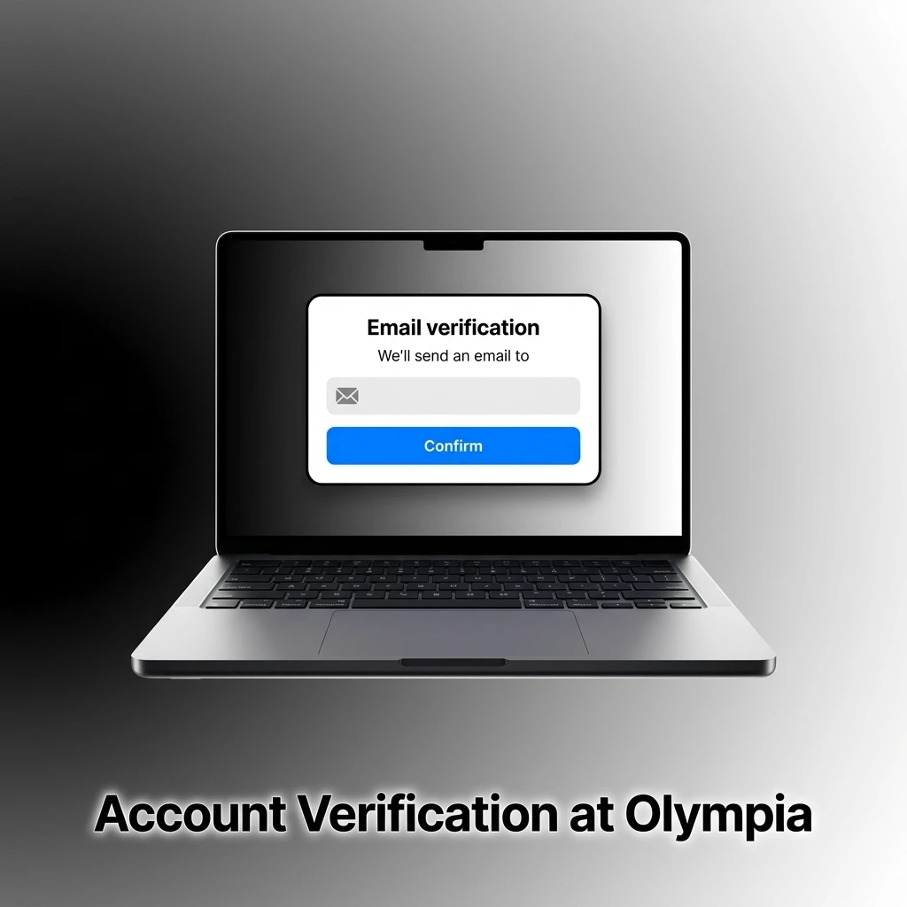 Australian player completing Olympia Casino account verification by uploading identity documents for withdrawal access
