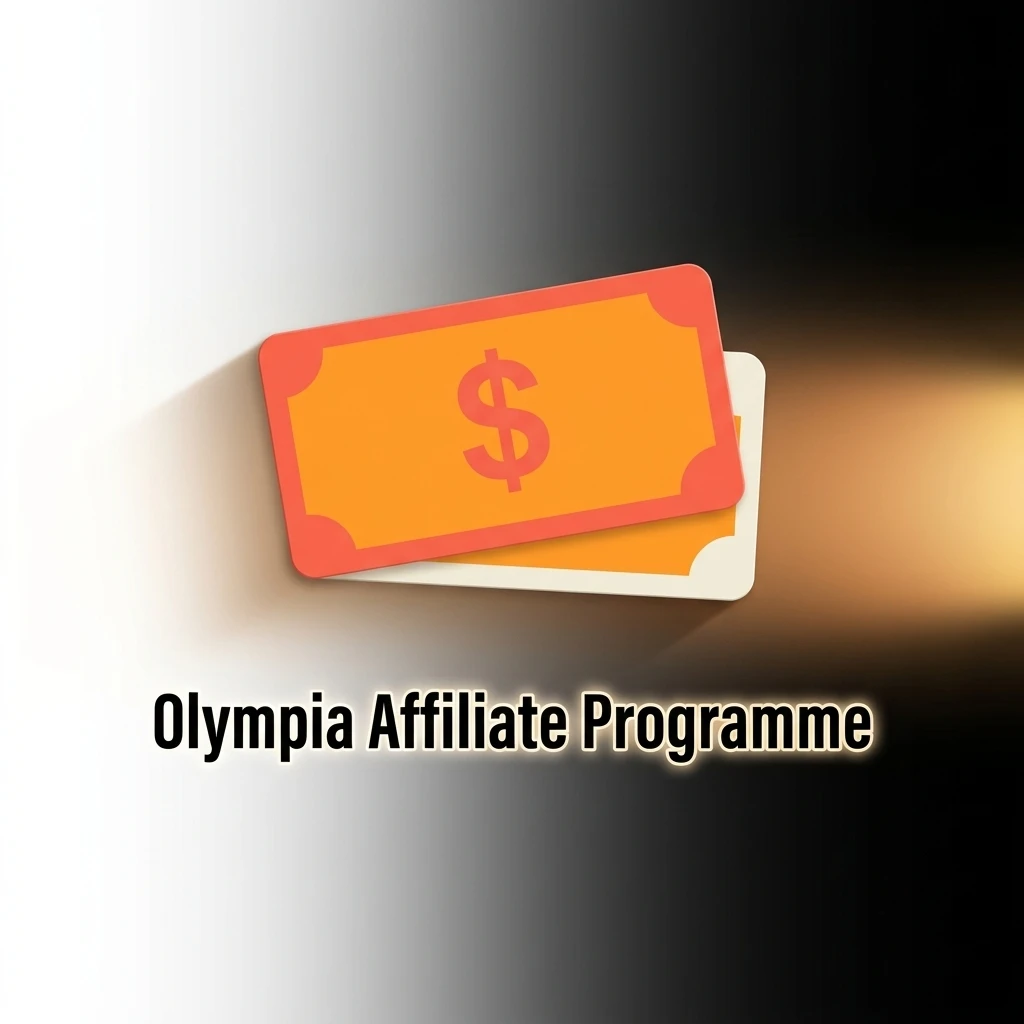 Olympia affiliate programme offering commissions via revenue share for referring new players to the platform