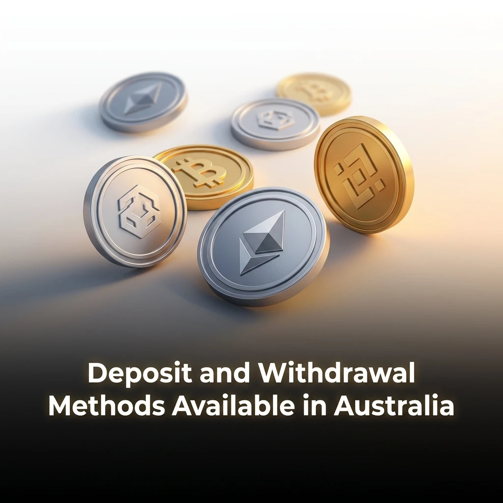 Deposit and withdrawal payment methods available at Olympia for Australian players including PayID, Visa, crypto and e-wallets