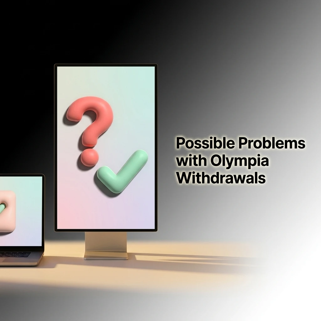 Olympia Casino withdrawal problems including pending verification, wagering requirements, payment issues, and processing delays